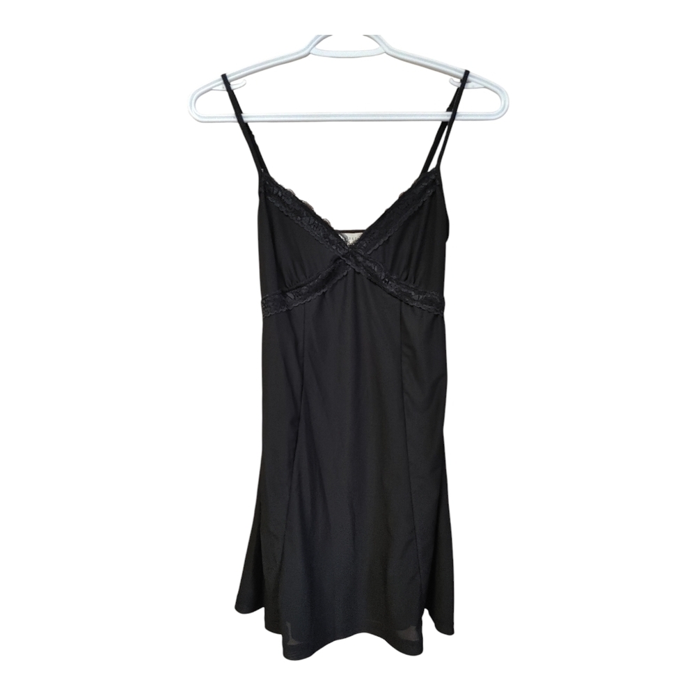 Aeropostale Black Chemise Spaghetti Straps